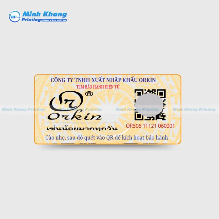 15+ Mẫu Tem Phủ Cào Độc Đáo, Giá Rẻ, Chất Lượng