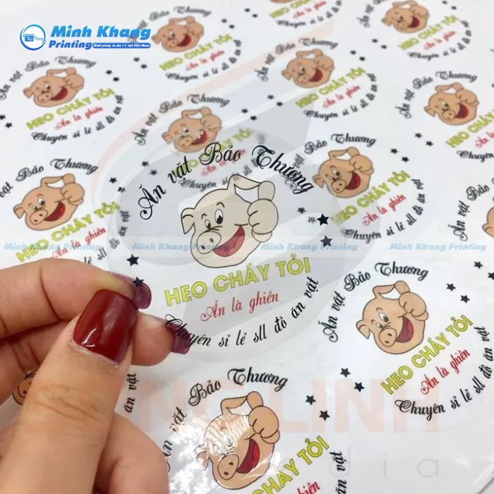 In Tem Trong Suốt Giá Rẻ & Theo Yêu Cầu Tại HCM
