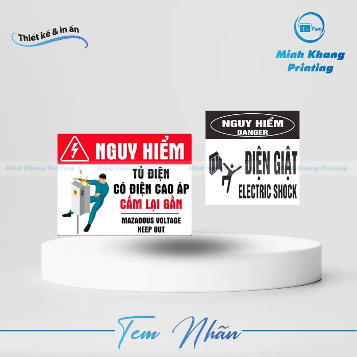 77+ Mẫu Tem Tủ Điện Ghi Thông Tin Cảnh Báo Đến Gần