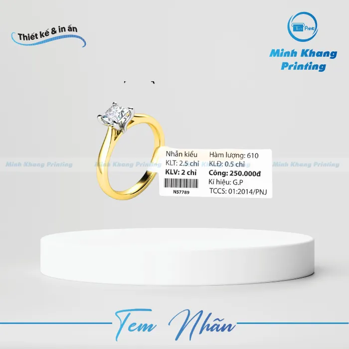 30+ Mẫu Tem Vàng, Bạc, Trang Sức Đá Quý Đẹp & Sang Trọng