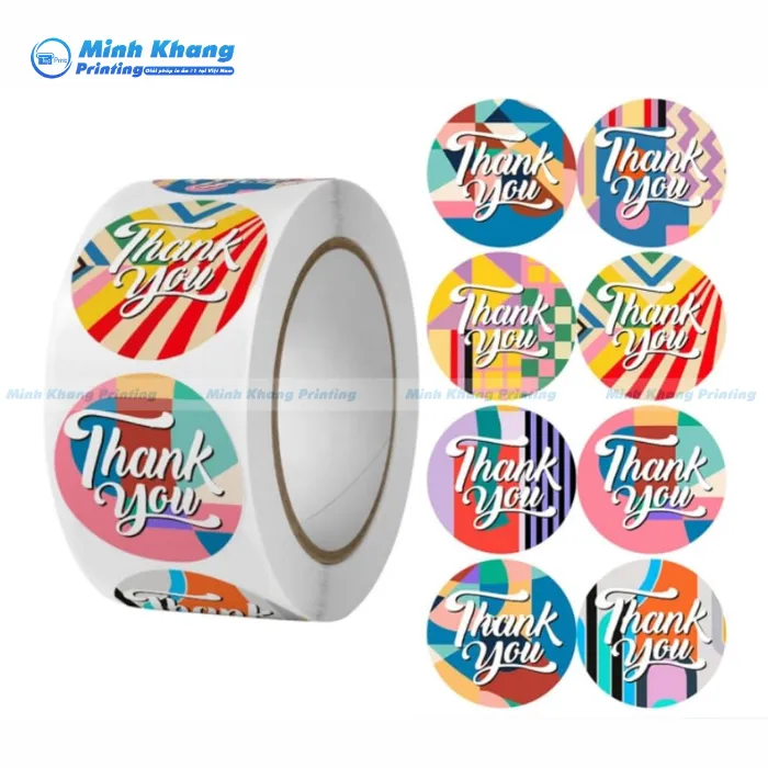 30+ Mẫu Thank You Stickers, Sticker Dán Cảm Ơn Đẹp