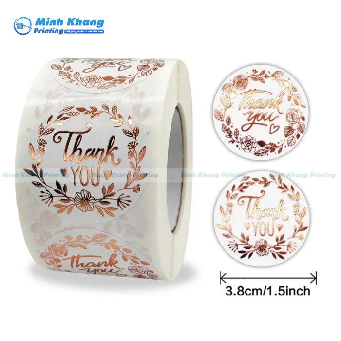 30+ Mẫu Thank You Stickers, Sticker Dán Cảm Ơn Đẹp