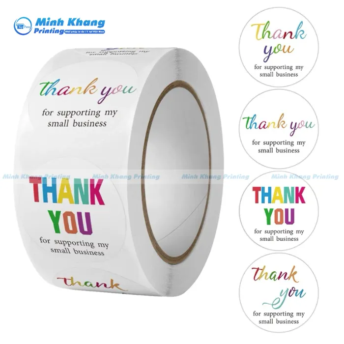 30+ Mẫu Thank You Stickers, Sticker Dán Cảm Ơn Đẹp