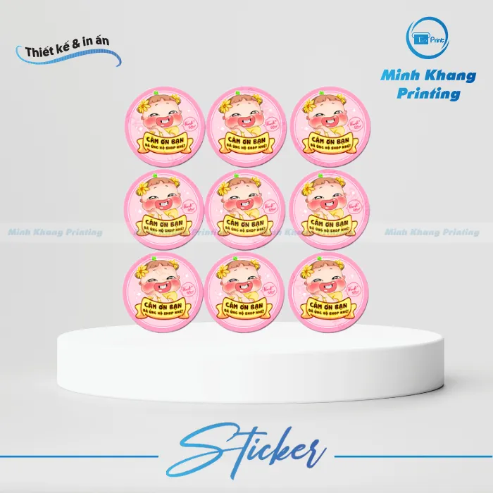 30+ Mẫu Thank You Stickers, Sticker Dán Cảm Ơn Đẹp