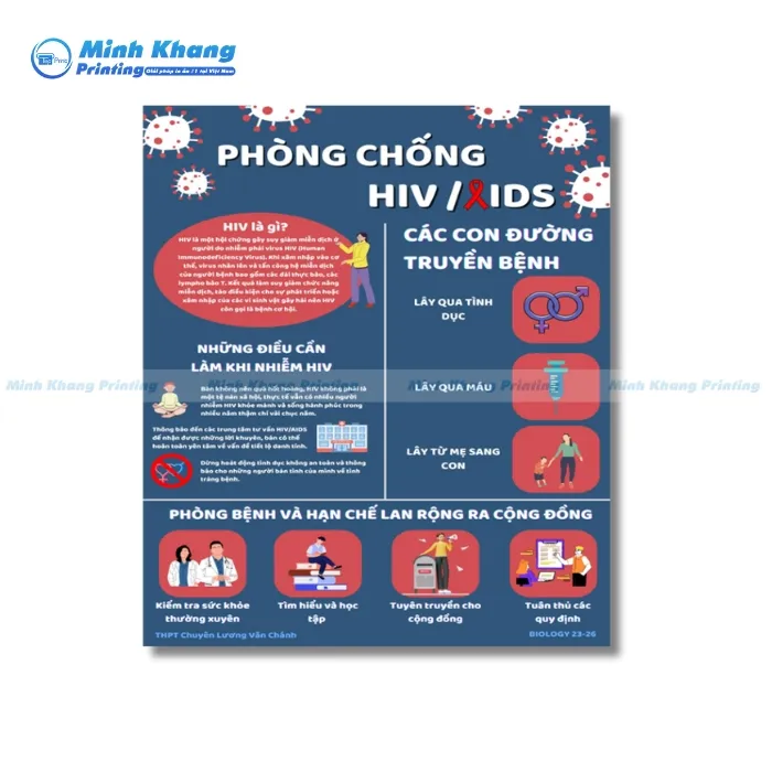 25+ Mẫu Tờ Rơi Phòng Chống HIV Đẹp & Hiệu Quả