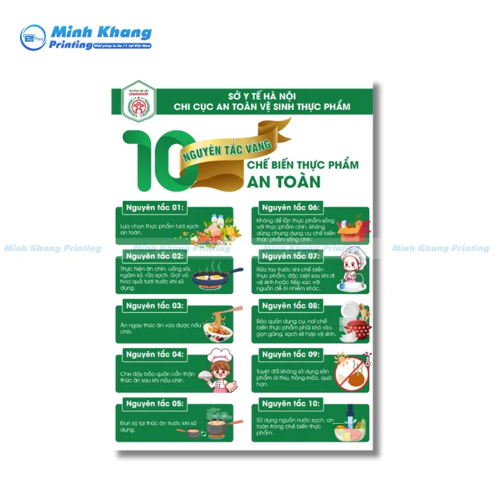 15+ Mẫu Tờ Rơi An Toàn Thực Phẩm Chuyên Nghiệp & Thu Hút
