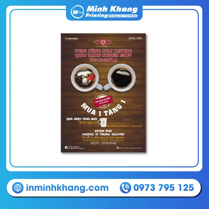 30+ Mẫu Tờ Rơi Cà Phê Đẹp & Thiết Kế Sáng Tạo