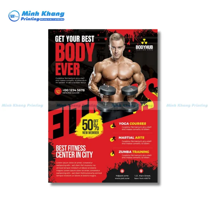 20+ Mẫu Tờ Rơi Gym Độc Đáo Thu Hút Khách Hàng