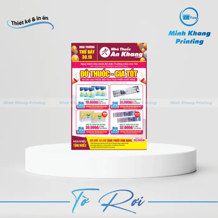 66+ Mẫu Tờ Rơi Khai Trương Shop, Cửa Hàng, Quán Đẹp