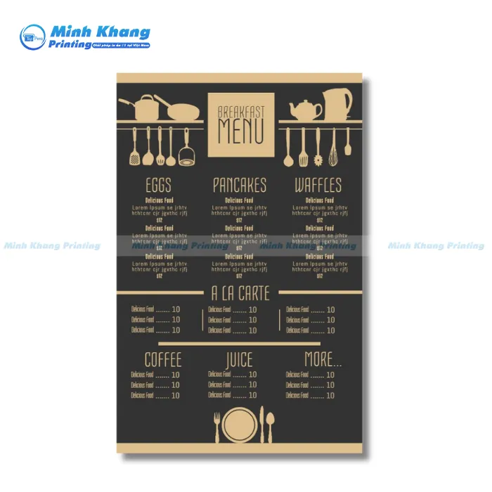 25+ Mẫu Tờ Rơi Menu Đẹp, Ấn Tượng & Độc Đáo