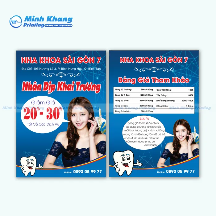 Top 54+ Mẫu Tờ Rơi Nha Khoa Niềng Răng, Bọc Sứ Đẹp