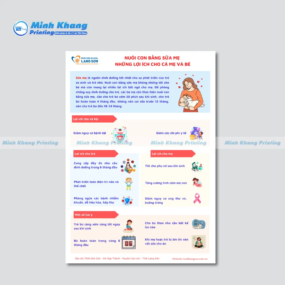 20+ Mẫu Tờ Rơi Nuôi Con Bằng Sữa Mẹ Độc Đáo 
