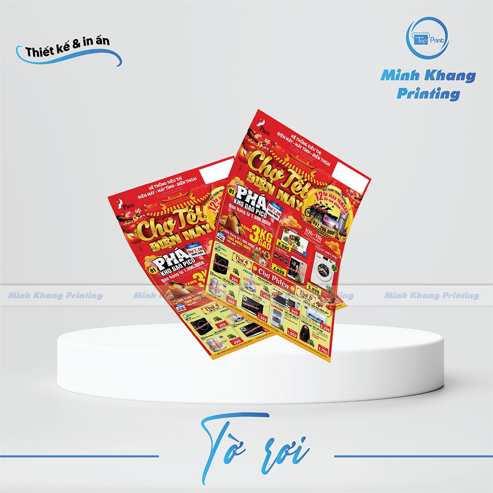 17+ Mẫu Tờ Rơi Siêu Thị Quảng Cáo Đẹp & Bắt Mắt