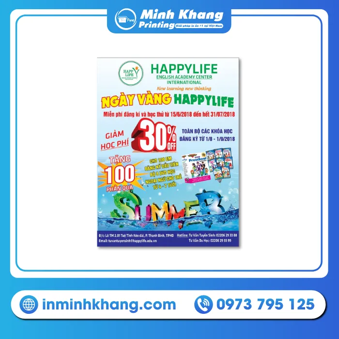 27+ Mẫu Tờ Rơi Trung Tâm Tiếng Anh & Ngoại Ngữ Đẹp
