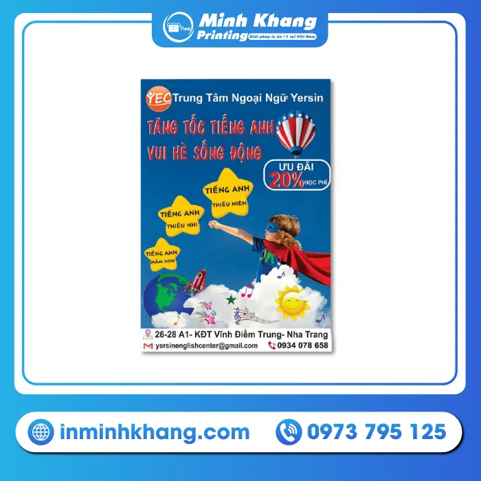 27+ Mẫu Tờ Rơi Trung Tâm Tiếng Anh & Ngoại Ngữ Đẹp