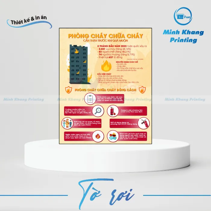 15+ Mẫu Tờ Rơi PCCC Đẹp - Thu Hút Người Xem