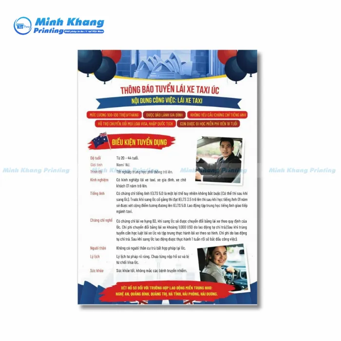 20+ Mẫu Tờ Rơi Xuất Khẩu Lao Động Đẹp & Thu Hút Người Lao Động
