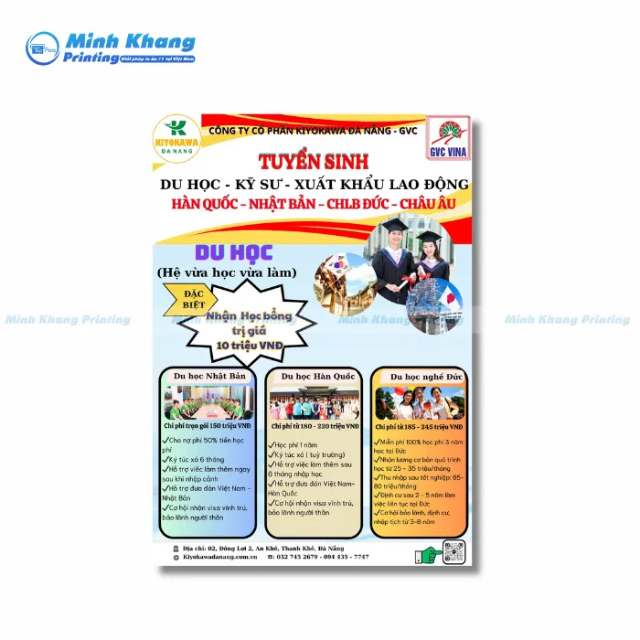 20+ Mẫu Tờ Rơi Xuất Khẩu Lao Động Đẹp & Thu Hút Người Lao Động