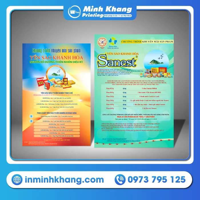 25+ Mẫu Tờ Rơi Yến Sào Đẹp Mắt & Thu Hút Khách Hàng