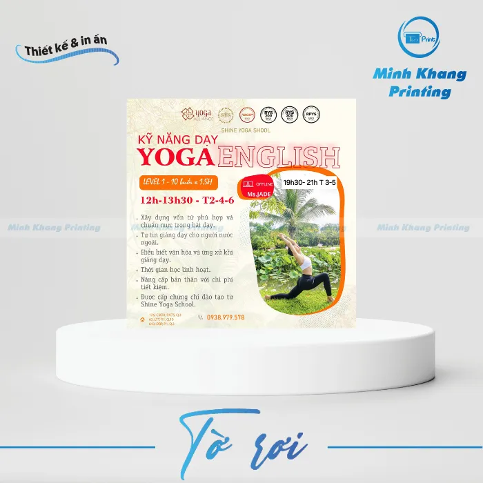 40+ Mẫu Tờ Rơi Yoga Quảng Cáo Hấp Dẫn & Độc Đáo