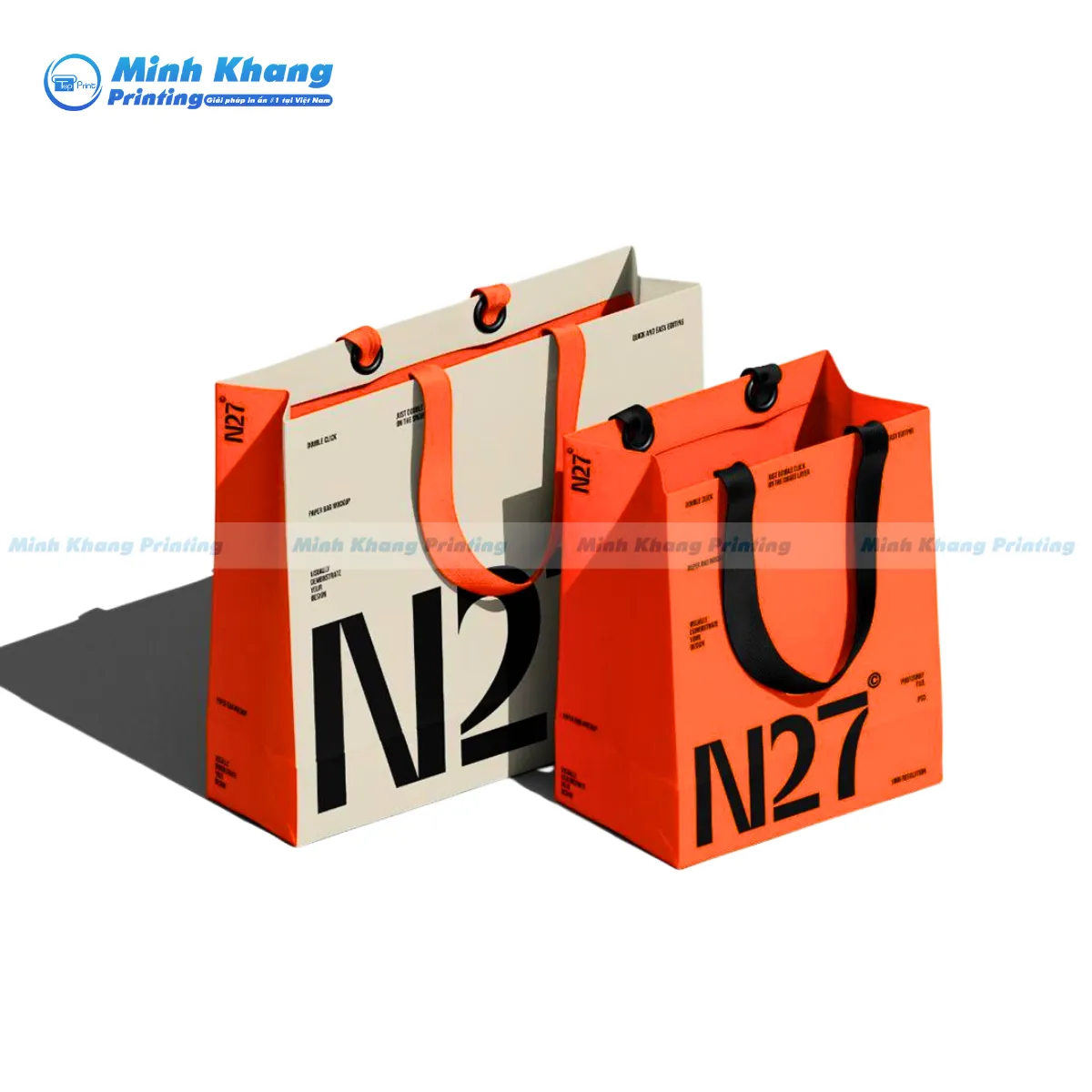 21+ Mẫu Túi Giấy Cam Đẹp & Tạo Ấn Tượng Với Khách Hàng