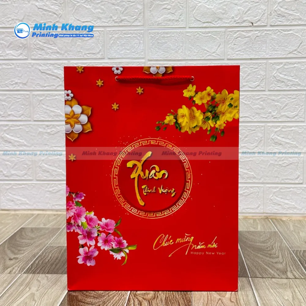 30+ Mẫu Túi Giấy Chúc Mừng Năm Mới Sáng Tạo & Đẹp
