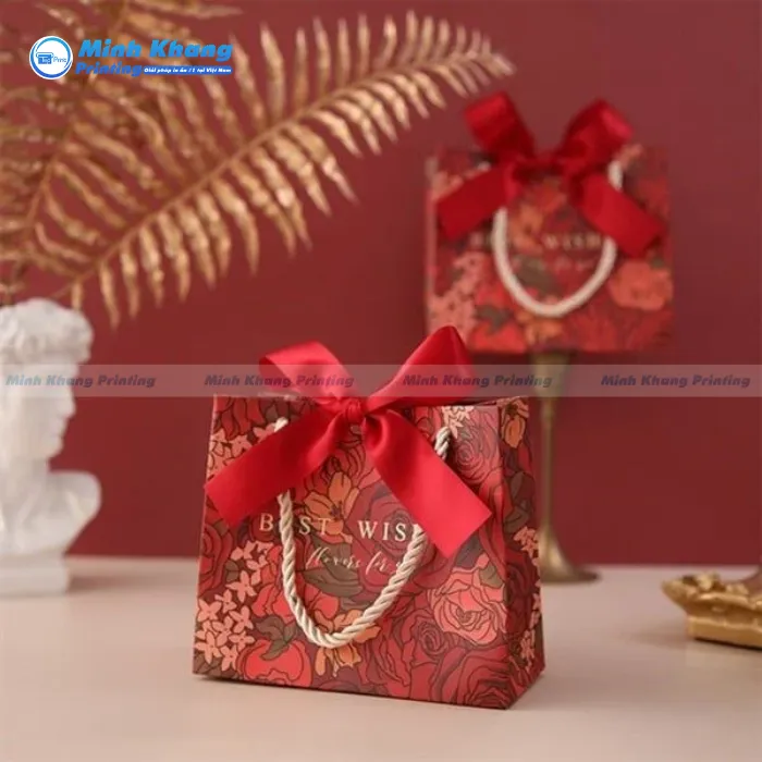 30+ Mẫu Túi Giấy Dây Ruy Băng Đẹp & Sang Trọng