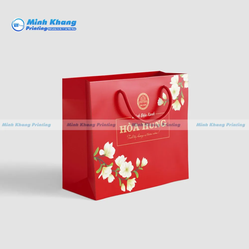 22+ Mẫu Túi Giấy Đỏ Bắt Mắt, Nổi Bật & Thu Hút Khách Hàng