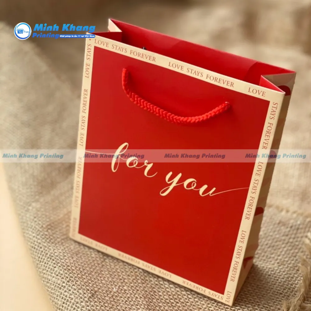 22+ Mẫu Túi Giấy Đỏ Bắt Mắt, Nổi Bật & Thu Hút Khách Hàng