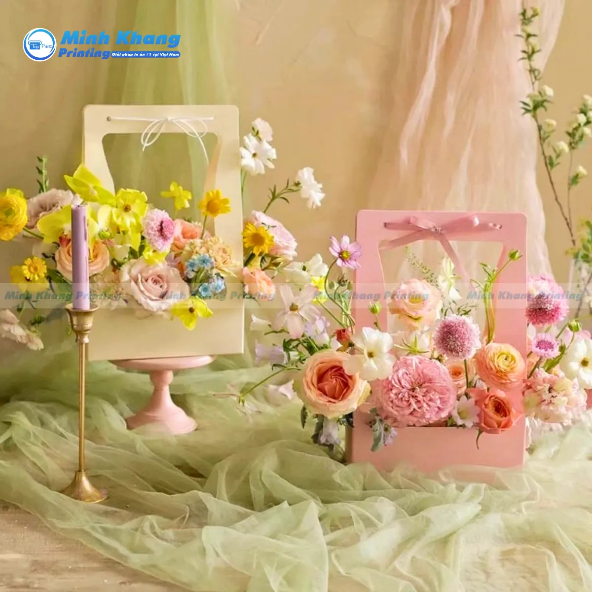 29+ Mẫu Túi Giấy Đựng Hoa Đẹp, Sang Trọng & Độc Đáo