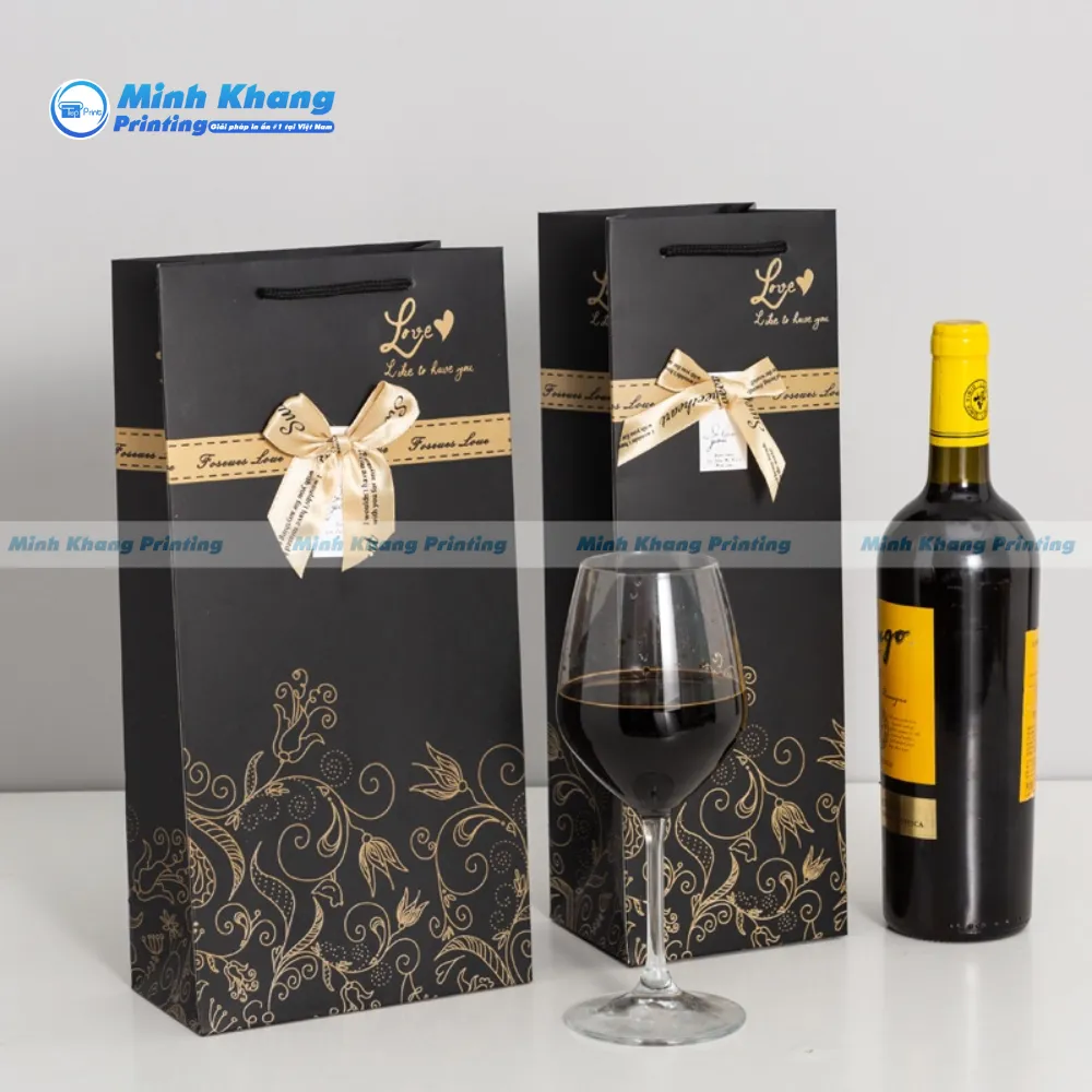20+ Mẫu Túi Giấy Đựng Rượu Đẹp, Sang Trọng & Đẳng Cấp
