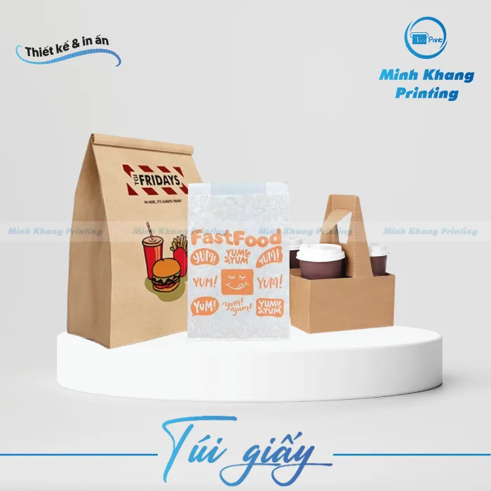20+ Mẫu Túi Giấy Take Away Thực Phẩm An Toàn & Tiện Lợi