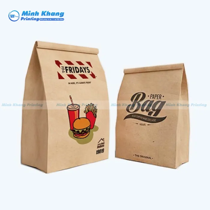 20+ Mẫu Túi Giấy Take Away Thực Phẩm An Toàn & Tiện Lợi