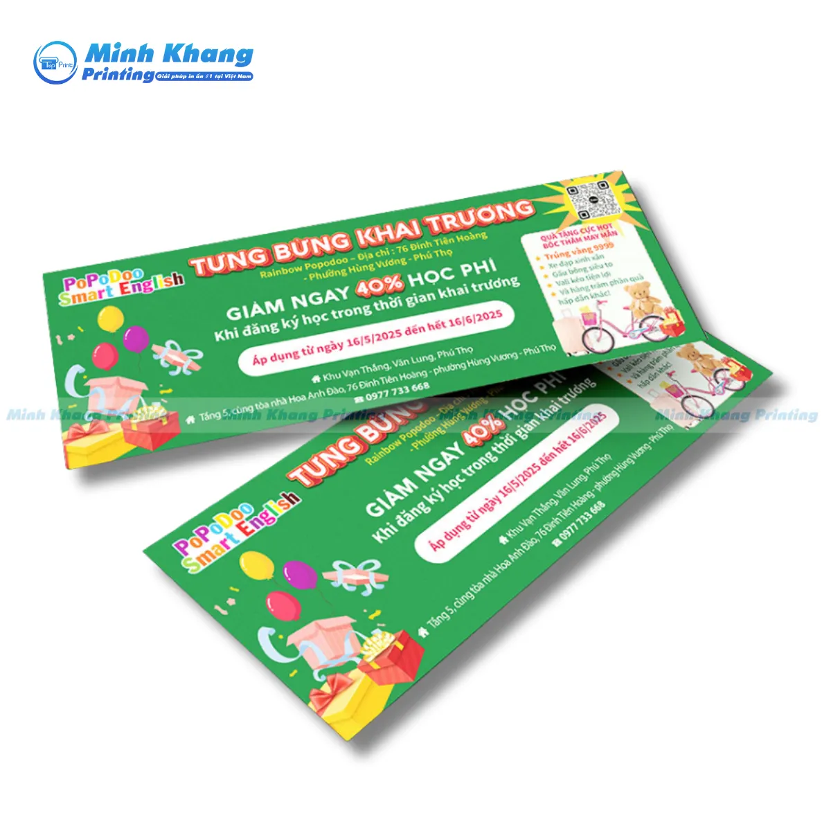 40+ Mẫu Voucher Học Tiếng Anh Đẹp Cho Các Trung Tâm Anh