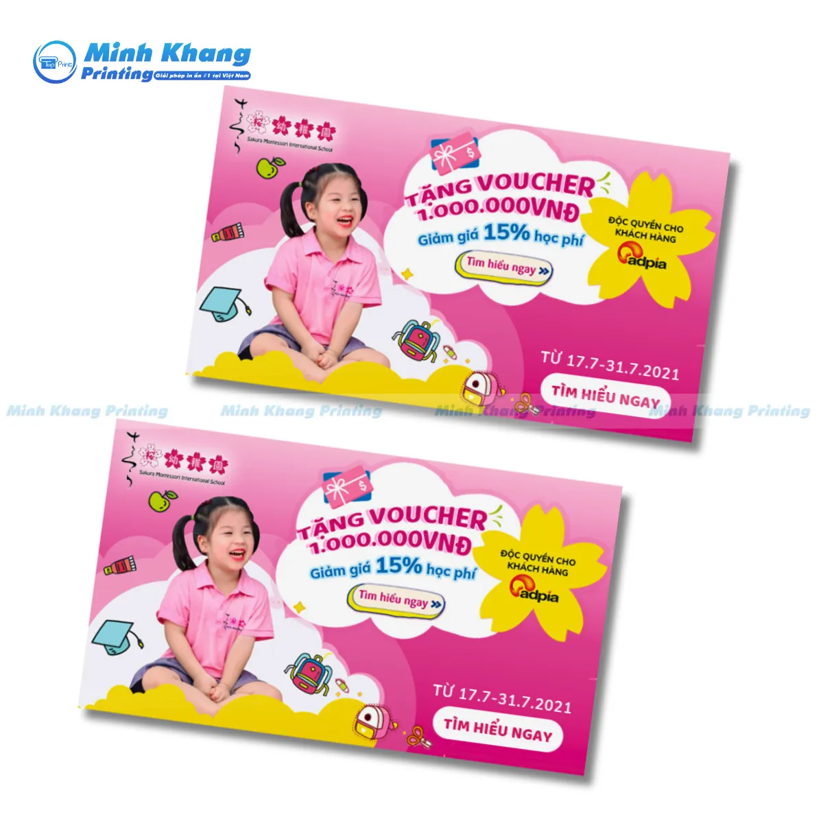 35+ Mẫu Voucher Mẹ và Bé Đẹp, Dễ Thương & Uy Tín
