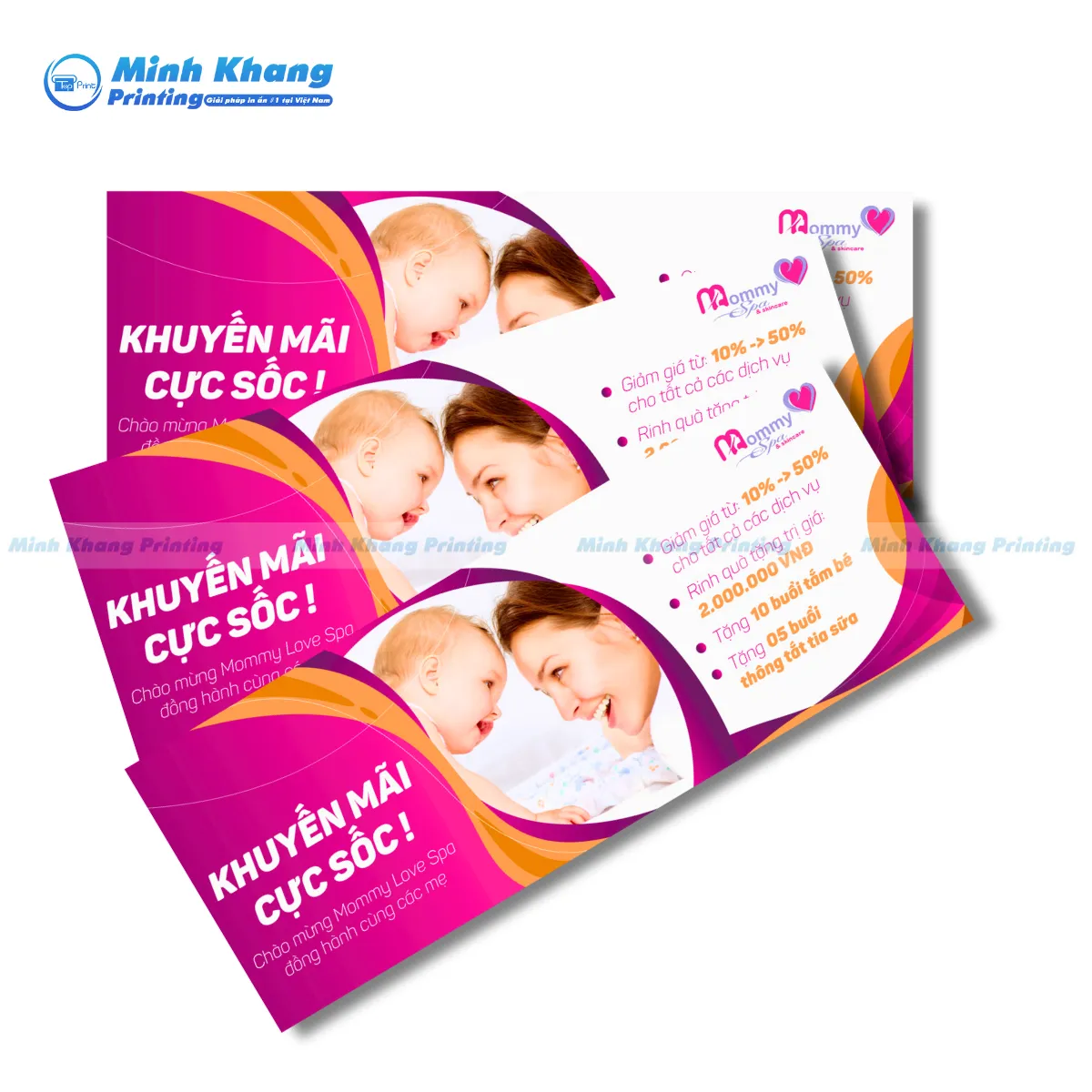35+ Mẫu Voucher Mẹ và Bé Đẹp, Dễ Thương & Uy Tín