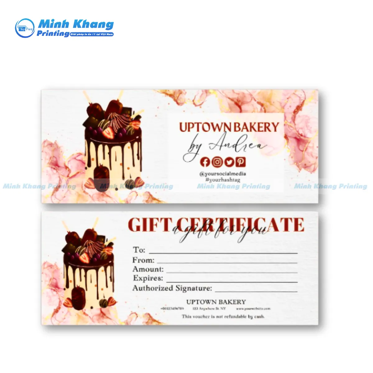 30+ Mẫu Voucher Tiệm Bánh Xinh Xắn, Dễ Thương & Hút Khách