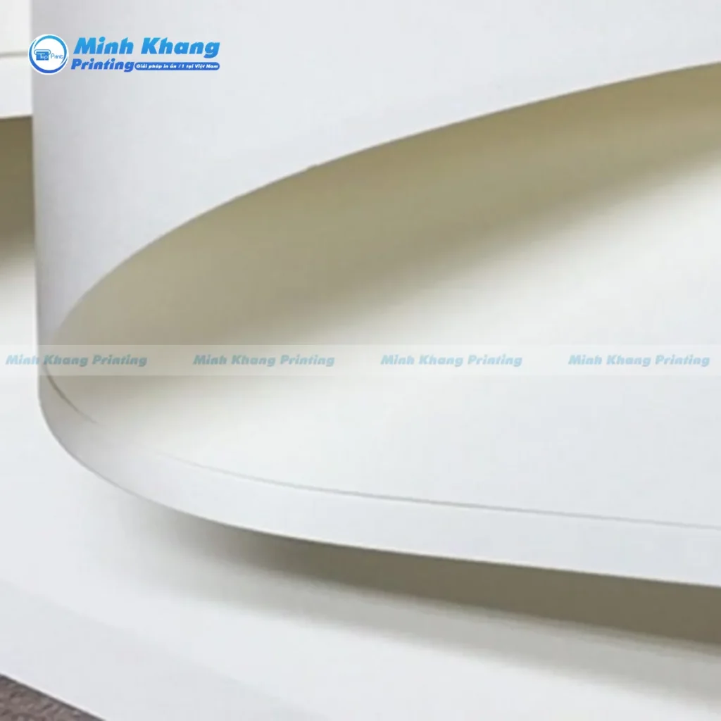 chất liệu giấy ivory in lịch