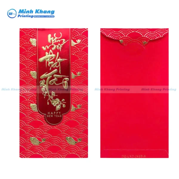 in lịch bao lì xì ép kim