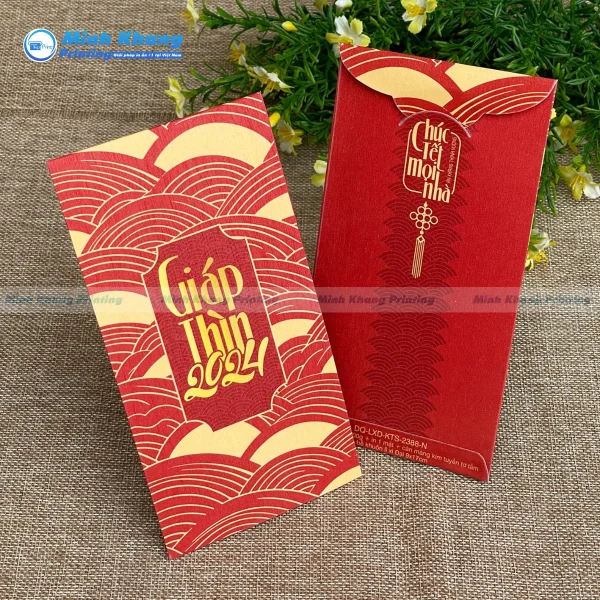mẫu bao lì xì kim tuyến cao cấp 2027