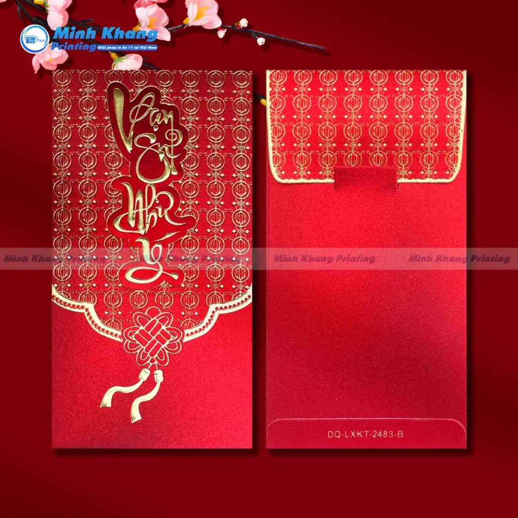 Quy Cách Kỹ Thuật In Bao Lì Xì Kim Tuyến Đẹp & Bắt Mắt