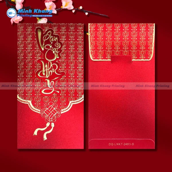Quy Cách Kỹ Thuật In Bao Lì Xì Kim Tuyến Đẹp & Bắt Mắt