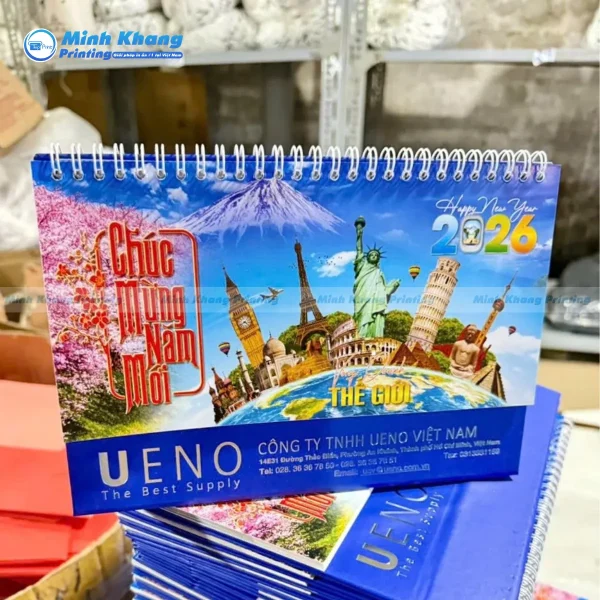 In Lịch Để Bàn Chữ A Giá Rẻ Tận Xưởng Tại TPHCM
