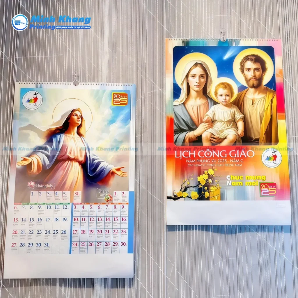 Quy Cách In Lịch Tết Công Giáo Chuẩn Xưởng Chuyên Nghiệp Tại Minh Khang