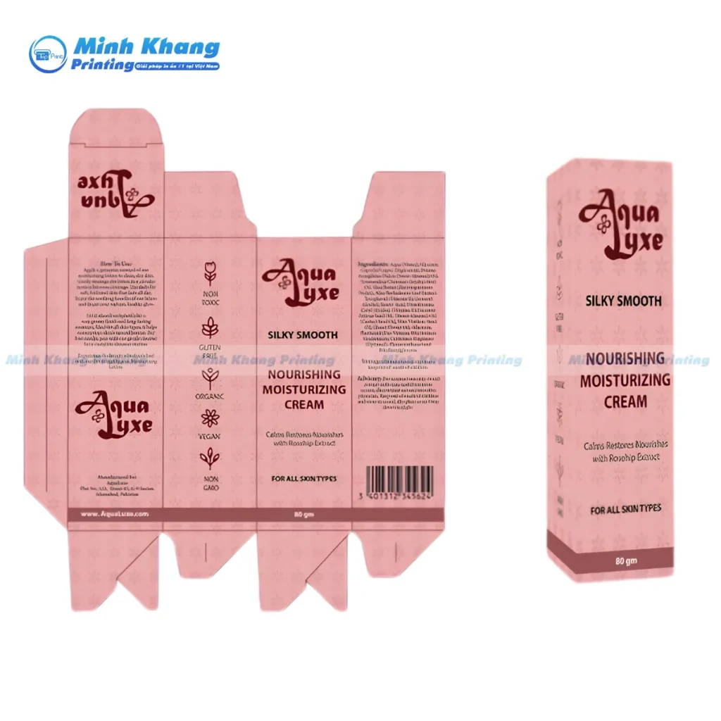 Mẫu hộp giấy thiết kế đựng son thỏi 