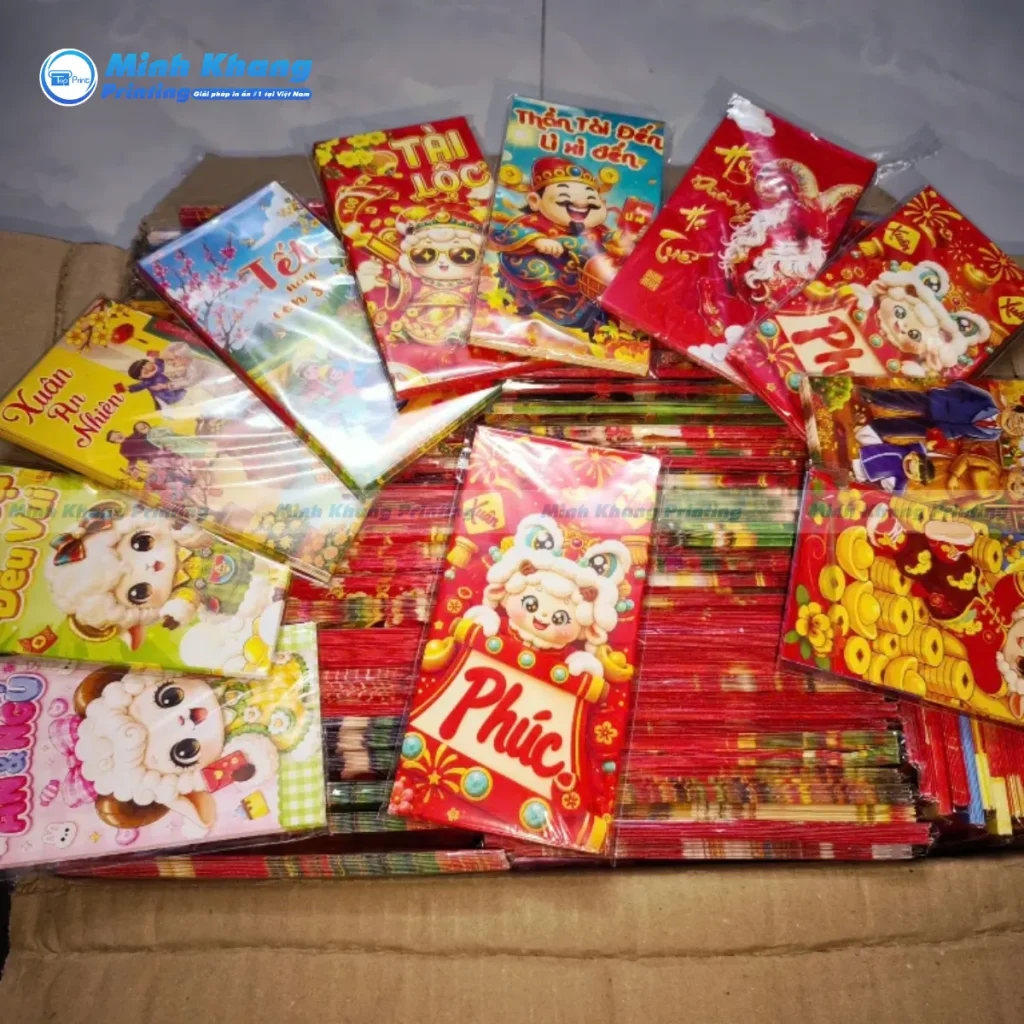 Mẫu bao lì xì con dê tết đinh mùi 2027