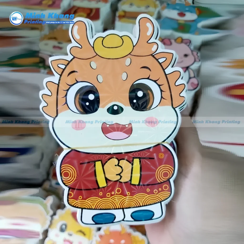 Mẫu bao lì xì con giáp Thìn chibi cute