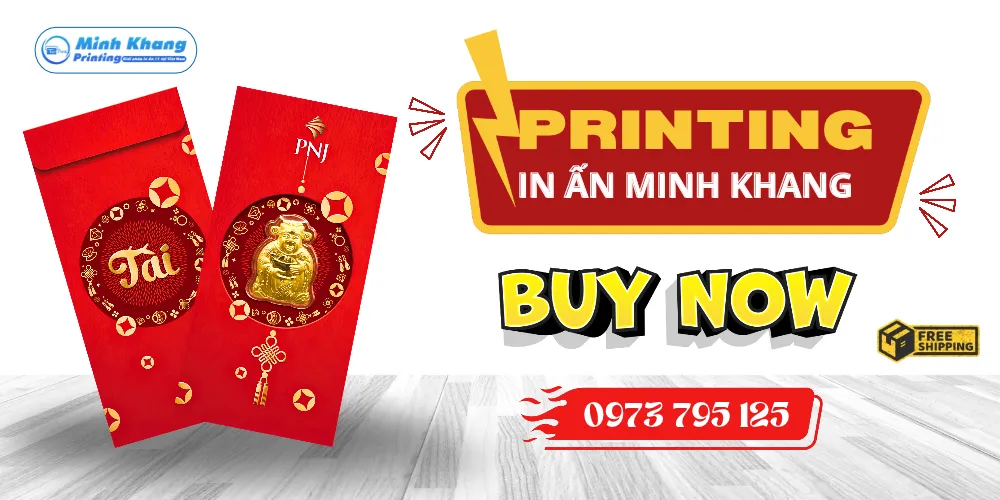 In Bao Lì Xì Hình Thần Tài Số Lượng Ít Tại HCM