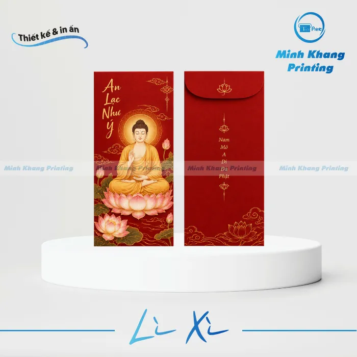 in bao lì xì phật giáo
