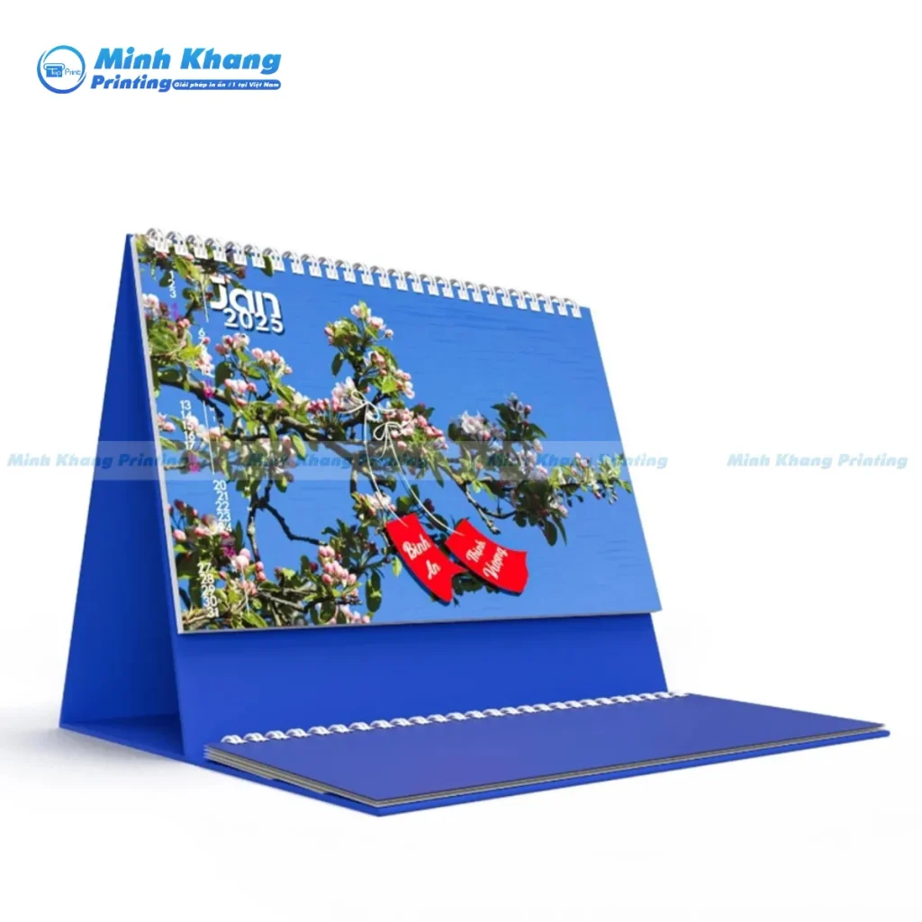 Mẫu lịch chữ M 2027 mang phong cách thiết kế hiện đại.